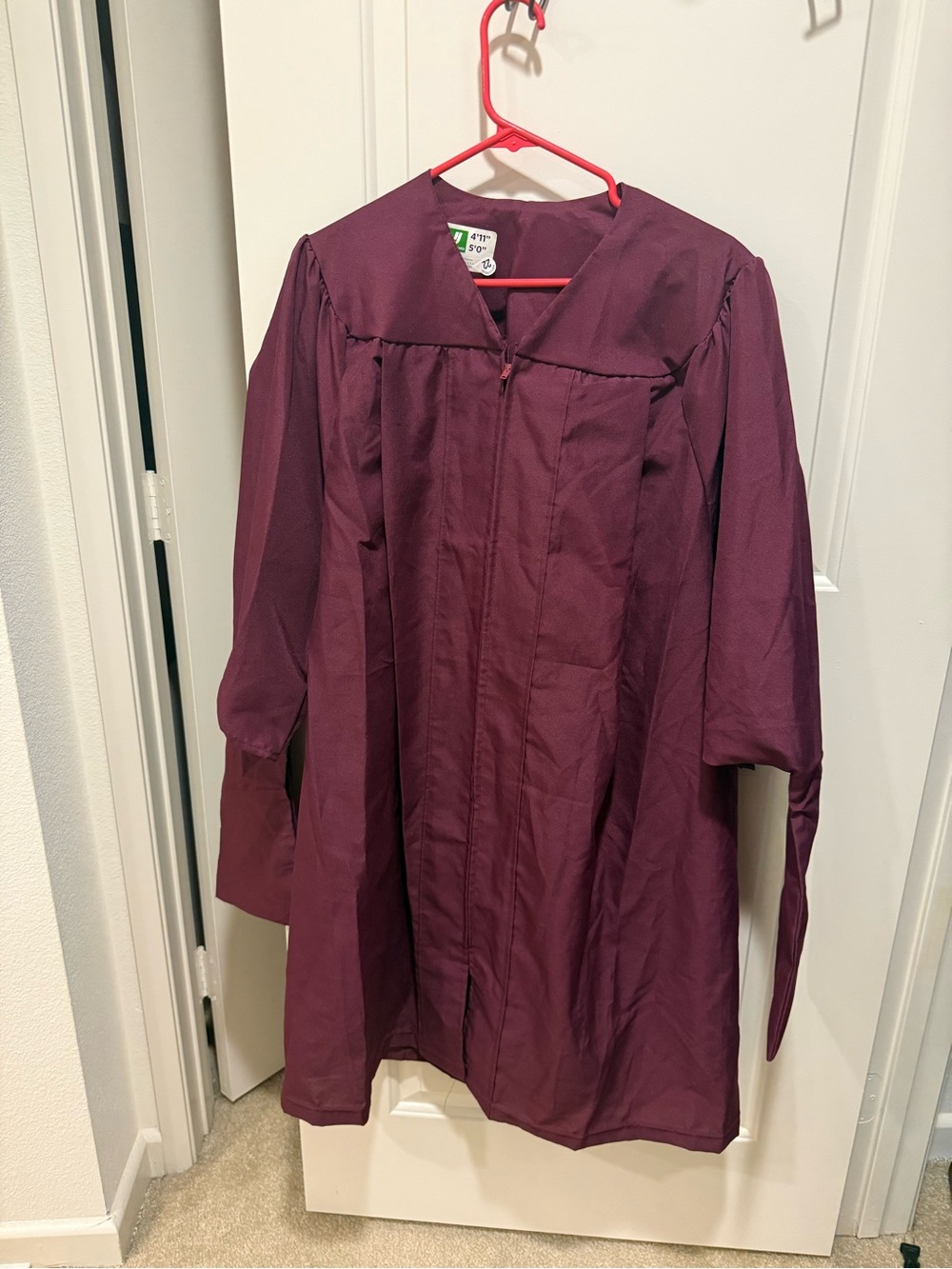 Women's Maroon Graduation Gown - ASU